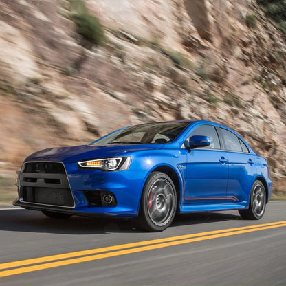 Dual Beam Headlights + D2S LED Bulbs for Mitsubishi EVO X &amp; Lancer 2008-2020 【Bulbs Included】 