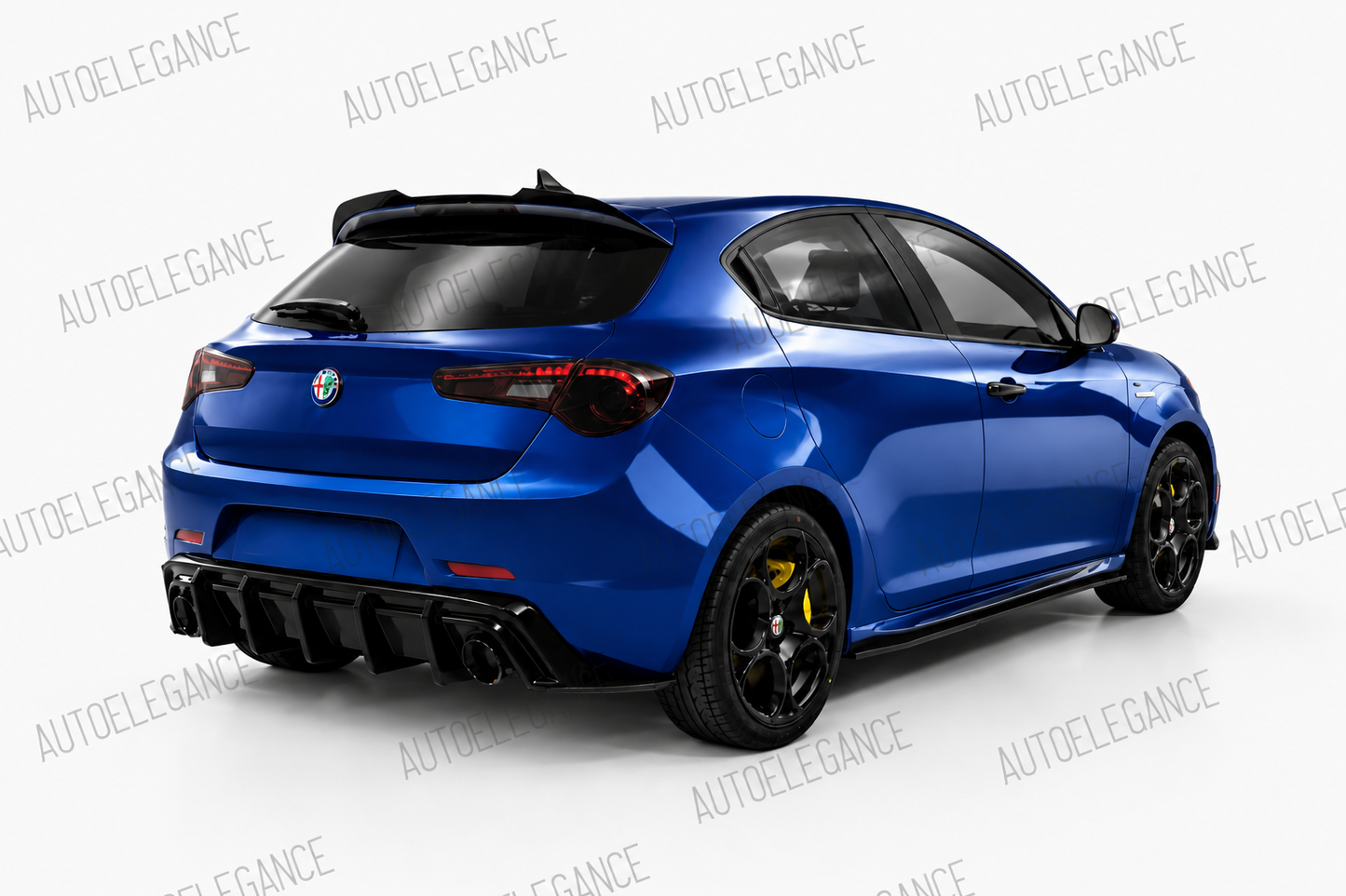 💕ART.10080  Diffusore nero lucido per alfa romeo giulietta   💕