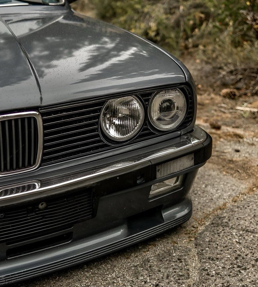 👉PARAURTI ANTERIORE ADATTO PER BMW E30 LOOK MTECH GREZZO VETRORESINA👈