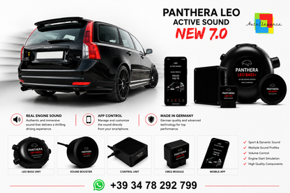 💕 ART.2672 PANTHERA Soundsystem Booster 7.0 -VOLVO V50F 💕