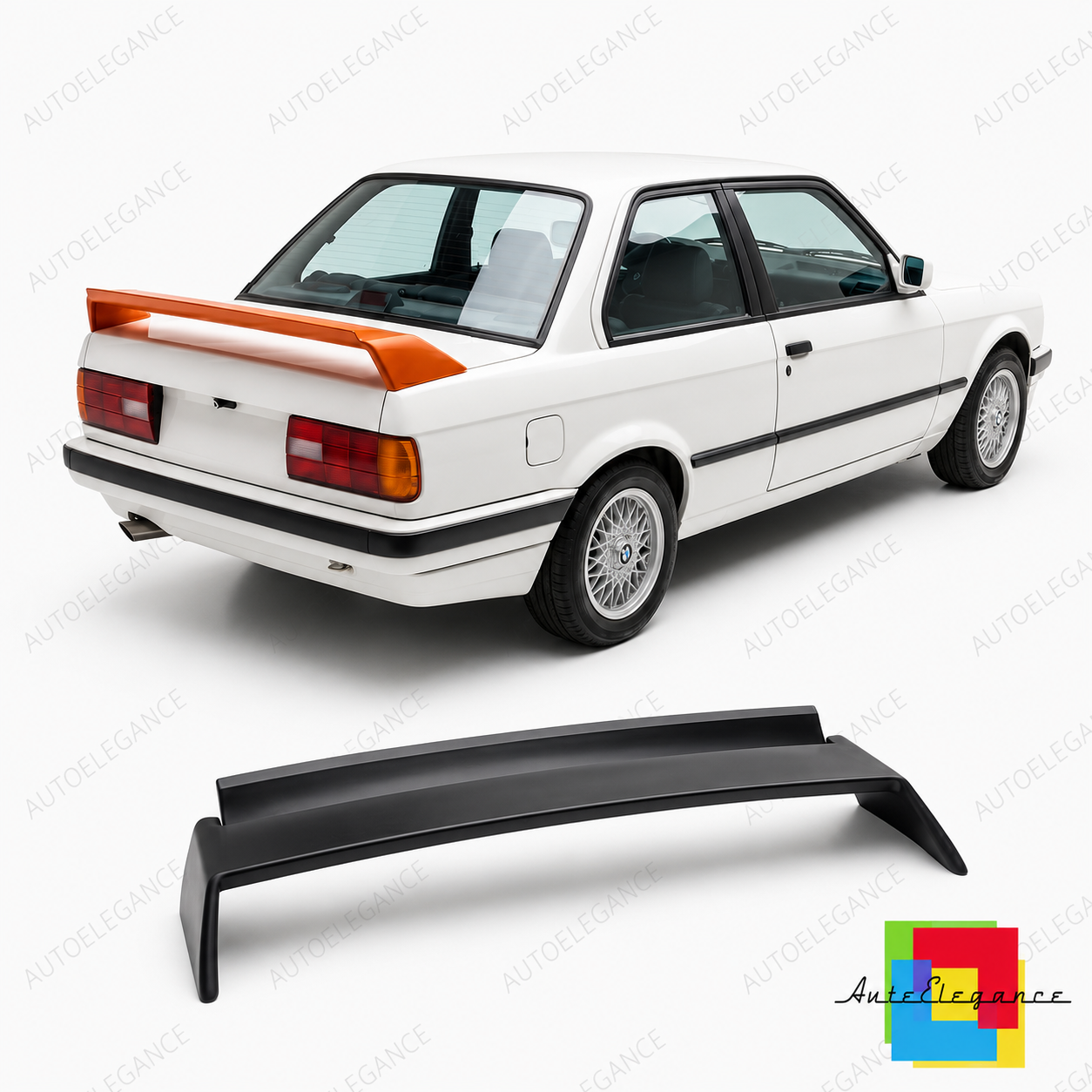 👉Spoiler sul bagagliaio in ABS non verniciato adatto per BMW Serie3 E30 82-90👈