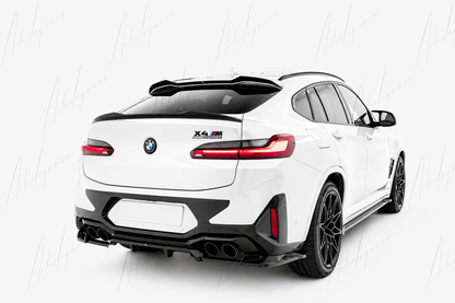 🔥ART.9698 SPLITTER POSTERIORE (CON BARRE VERTICALI) BMW X4M F98 FACELIFT🔥