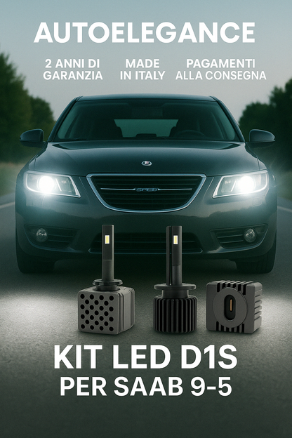 ⭐KIT XENON D1S 6000K ANABBAGLIANTI PER SAAB 9-5 – LUCE BIANCA POTENTE⭐