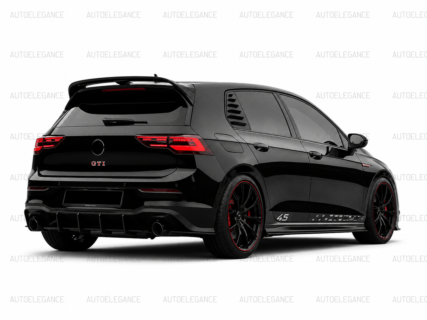 💫Griglia Lunotto Nero Lucido Per VW Golf 8 GTI R R-Line 20-24💫