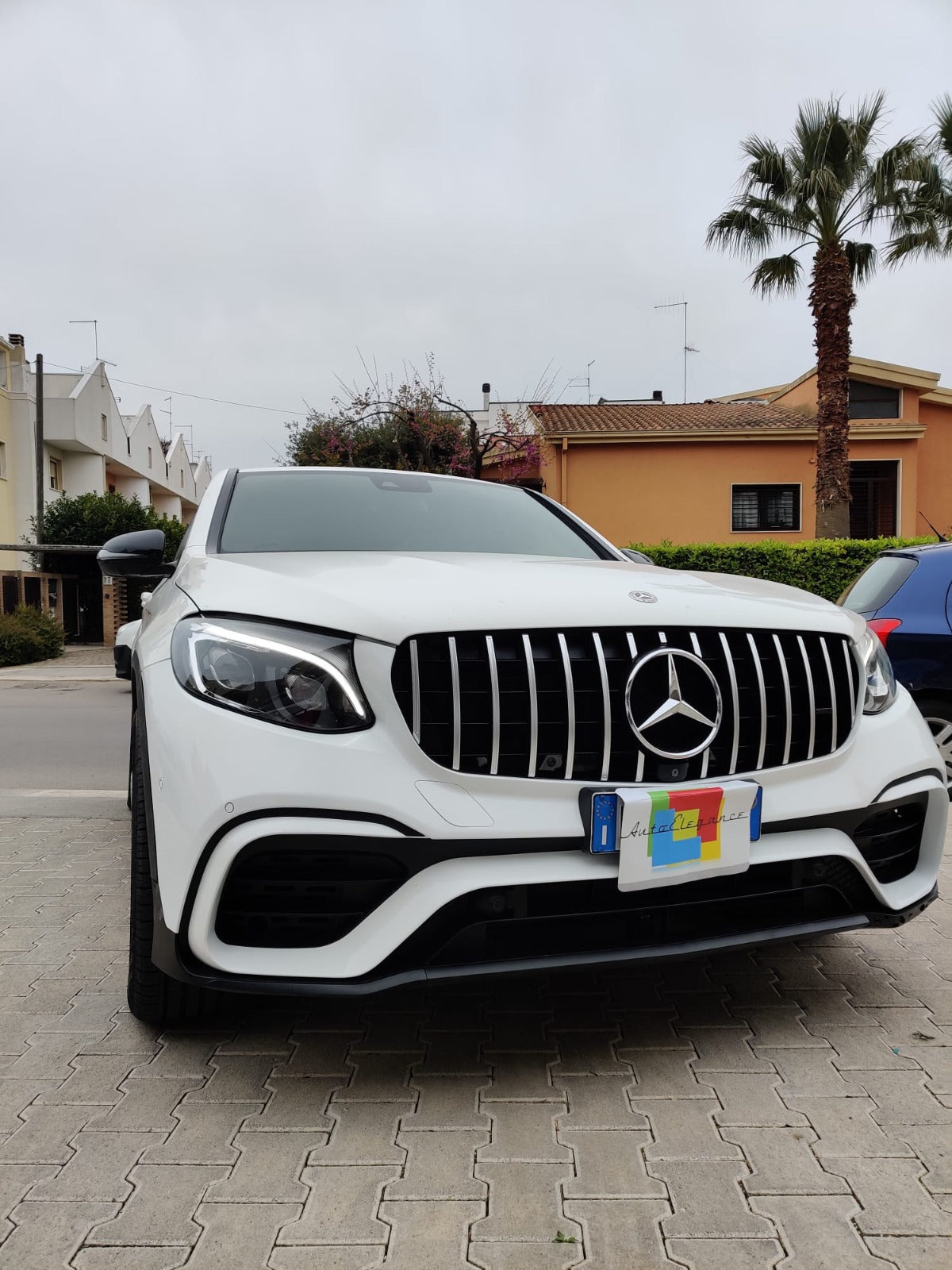 Front Bumper Suitable for Mercedes GLC X253 SUV GLC Coupe C253 (2015-2019)