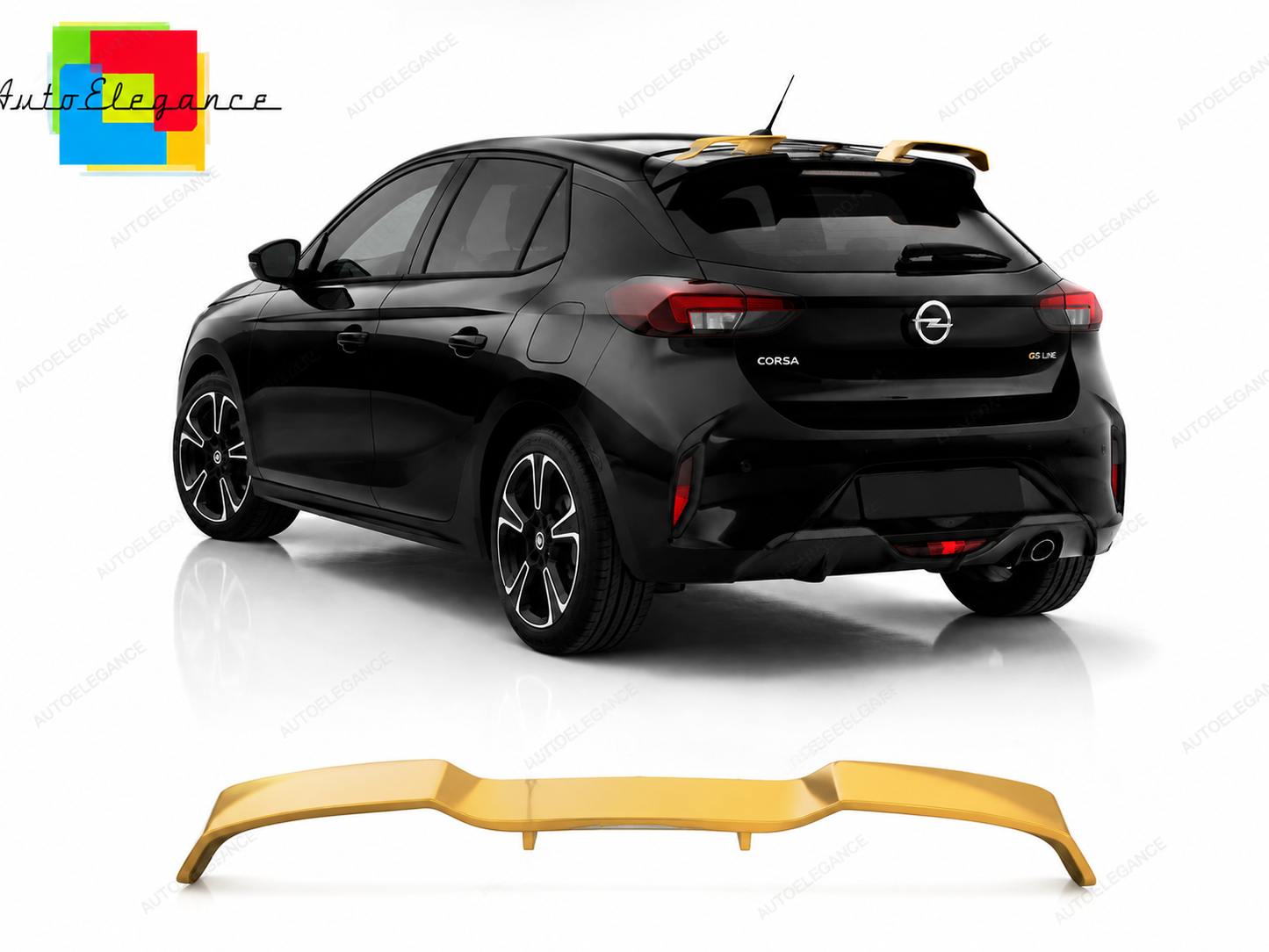 👉Spoiler Tetto Posteriore V.3 per Opel Corsa F GS-Line 19+ PU Non Verniciato👈