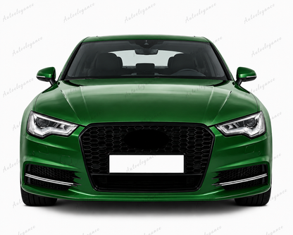 🔥ART.0589 GRIGLIA ADATTO PER AUDI A6 4G C7 2012-2015 LOOK RS6 NERA🔥