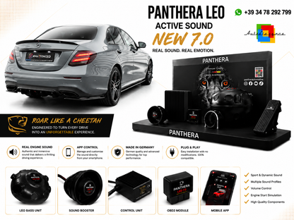💕ART.2672 PANTHERA Soundsystem Booster 7.0-Mercedes-Benz E43 AMG W213 /S213💕
