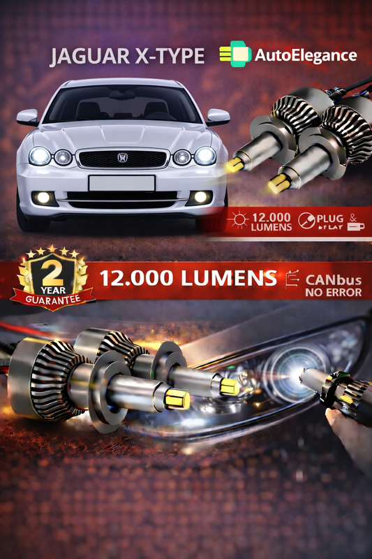 KIT LED JAGUAR X-TYPE ANABAGLIANTI H7 CANBUS Bianco 6500K 360 gradi