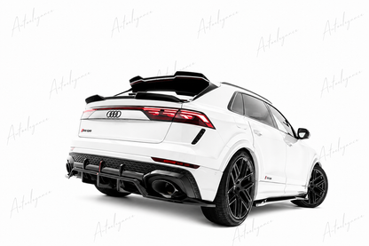 🔥ART.9687 SPLITTER POSTERIORE CON BARRE VERTICALI PER AUDI RSQ8 Mk1 FACELIFT🔥
