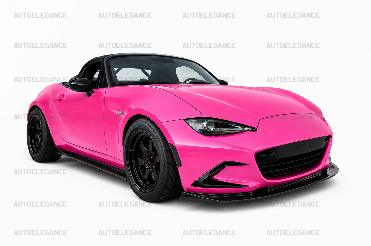 💫ART.10137 Splitter Flaps Anteriori Nero Lucido per Mazda MX-5 ND 2015+💫