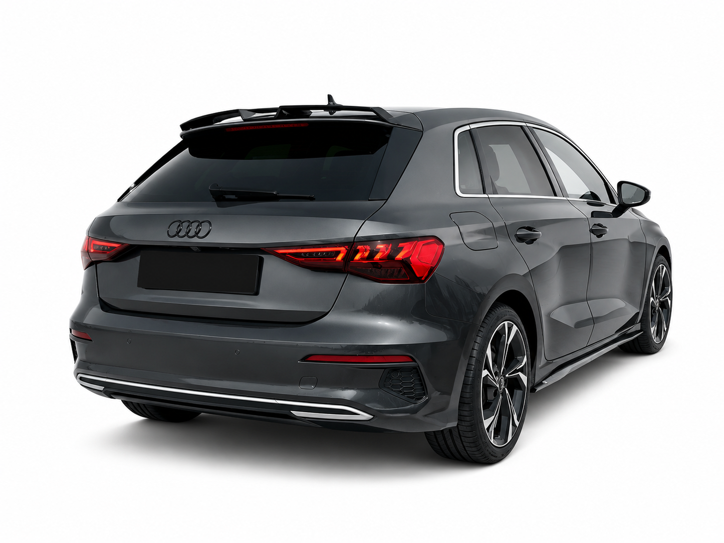 👉Spoiler Tetto Posteriore per Audi A3 8Y Sportback 2020+ PU Non Innescato👈