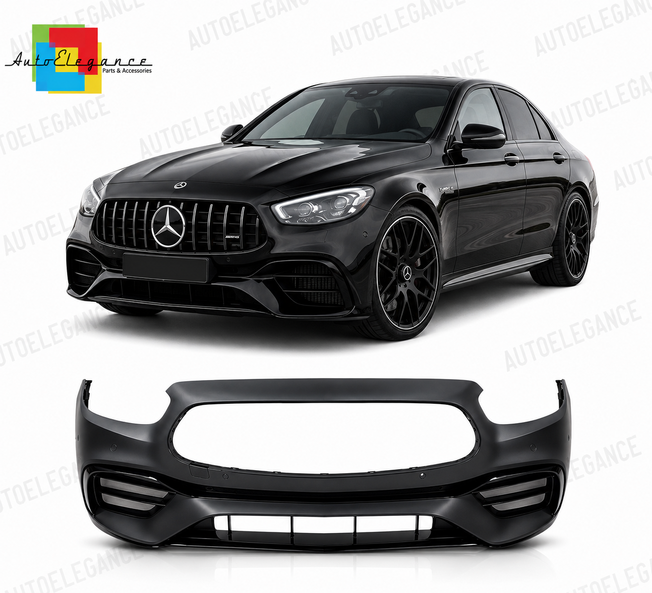 💕PARAURTI ANTERIORE MERCEDES W213 21-24 LOOK AMG E63S💕