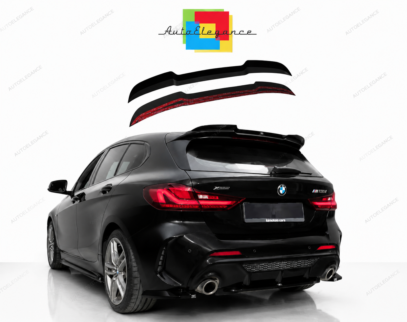 👉Spoiler Tetto per BMW Serie 1 M-PACK / M135i F40 (2019-) – ABS Nero Lucido👈