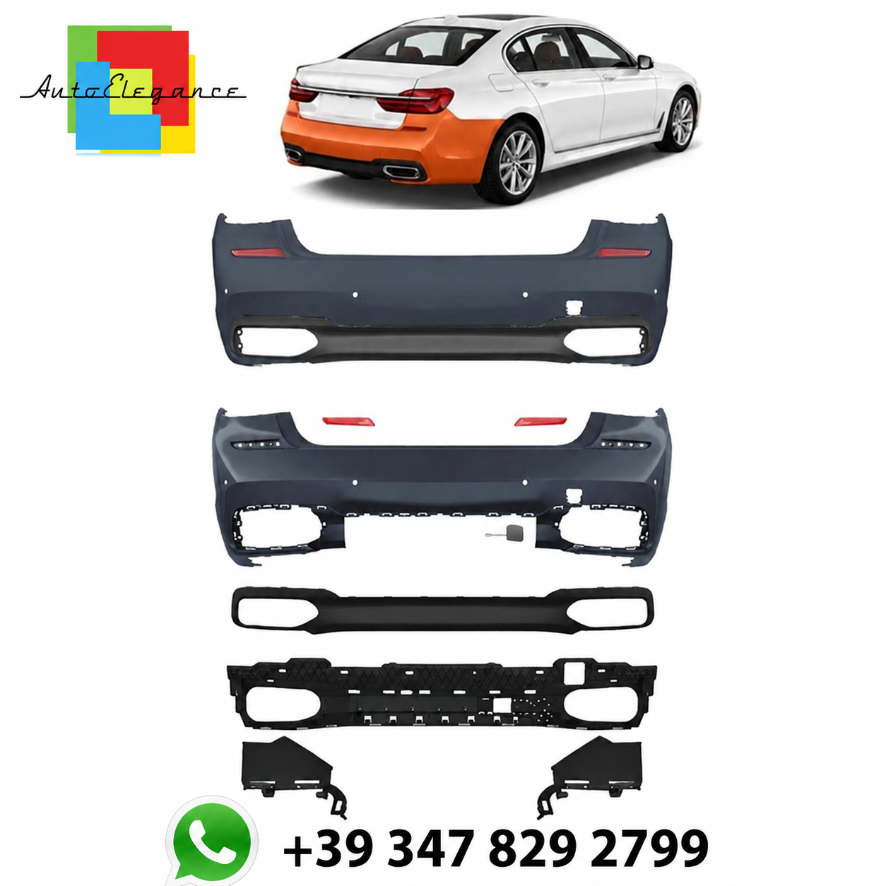SPLITTER SUITABLE FOR VW GOLF 8 GTI GTD RLINE LOOK GLOSSY BLACK SPORTY DESIGN 