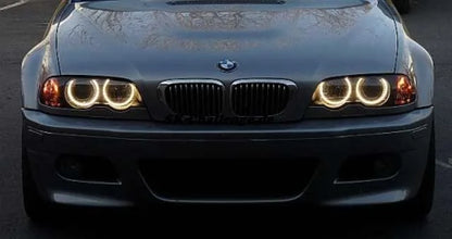 💫ART.6321 FARI 'OCCHI D'ANGELO' NERI per BMW E46 05.98-08.01 S/T💫