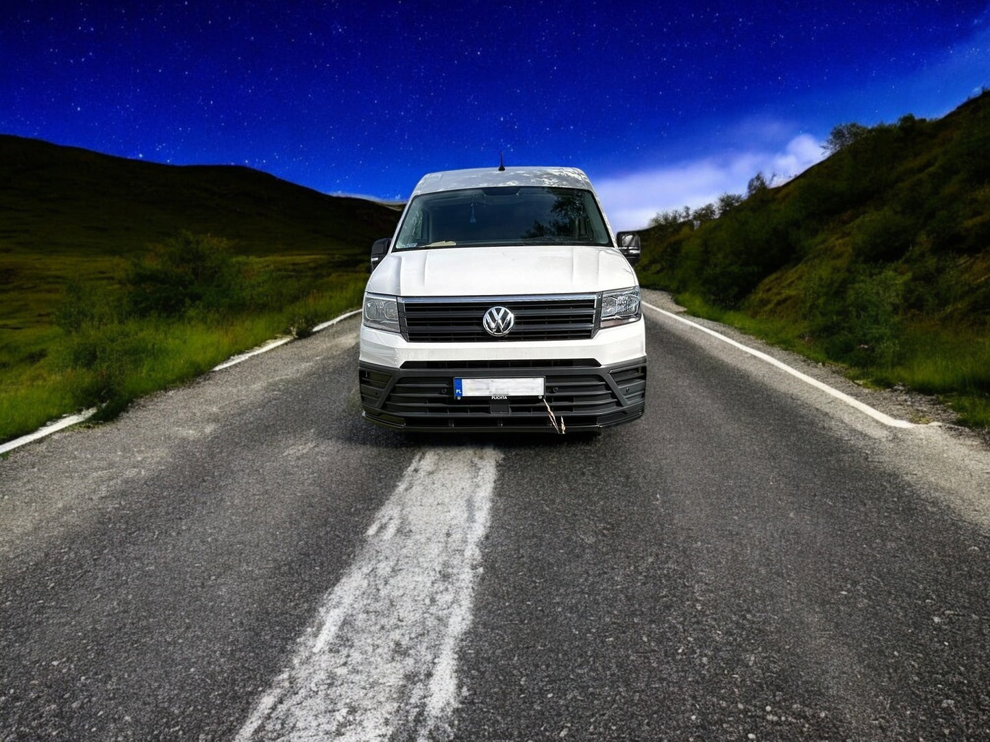 ✌️😎SOTTOPARAURTI ANTERIORE ADATTO PER VW CRAFTER II 2016- ABS 😎✌️