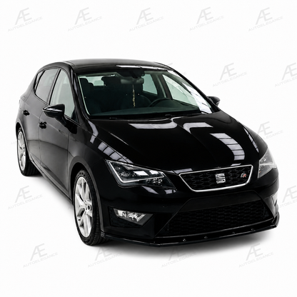 ART.9784  SPLITTER Seat Leon Mk3 2012+ NERO  LUCIDO