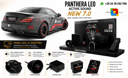 💕ART.2672 PANTHERA Soundsystem Booster 7.0-Mercedes-Benz SL 63 AMG R231💕