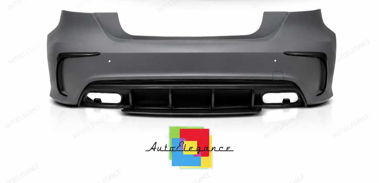 💕PARAURTI POSTERIORE MERCEDES CLASSE A W176 15-18 LOOK AMG A45💕