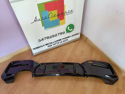 Diffusore posteriore doppio tubo adatto per BMW Serie 1 F20 M-Sport LCI 2015