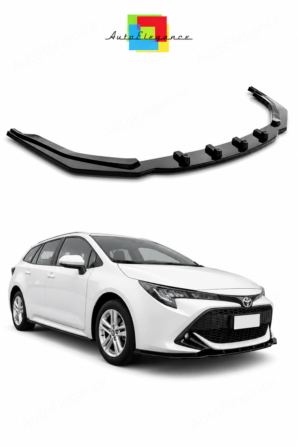 💕Splitter   adatto per  Toyota Corolla Mk12 Touring  nero lucido 💕
