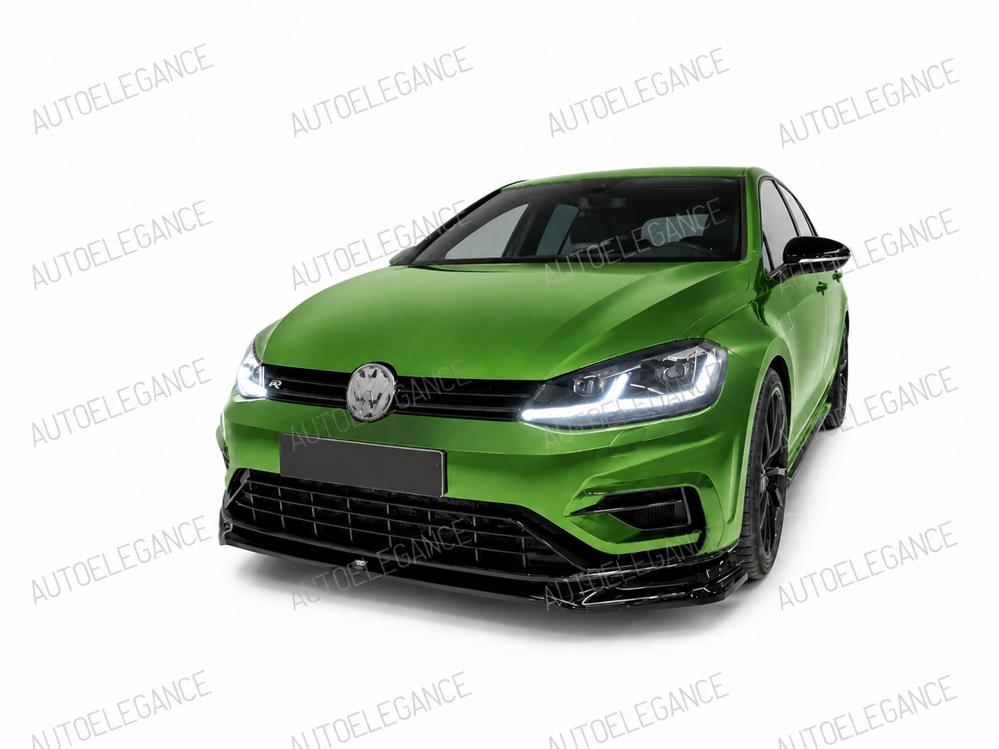 💕ART.10256 SPLITTER V.2 VW Golf Mk7 Facelift R-Line NERO LUCIDO💕