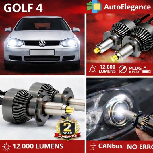 KIT LED per Volkswagen GOLF 4 ANABBAGLIANTI H7 CANBUS Bianco 6500K 360 gradi