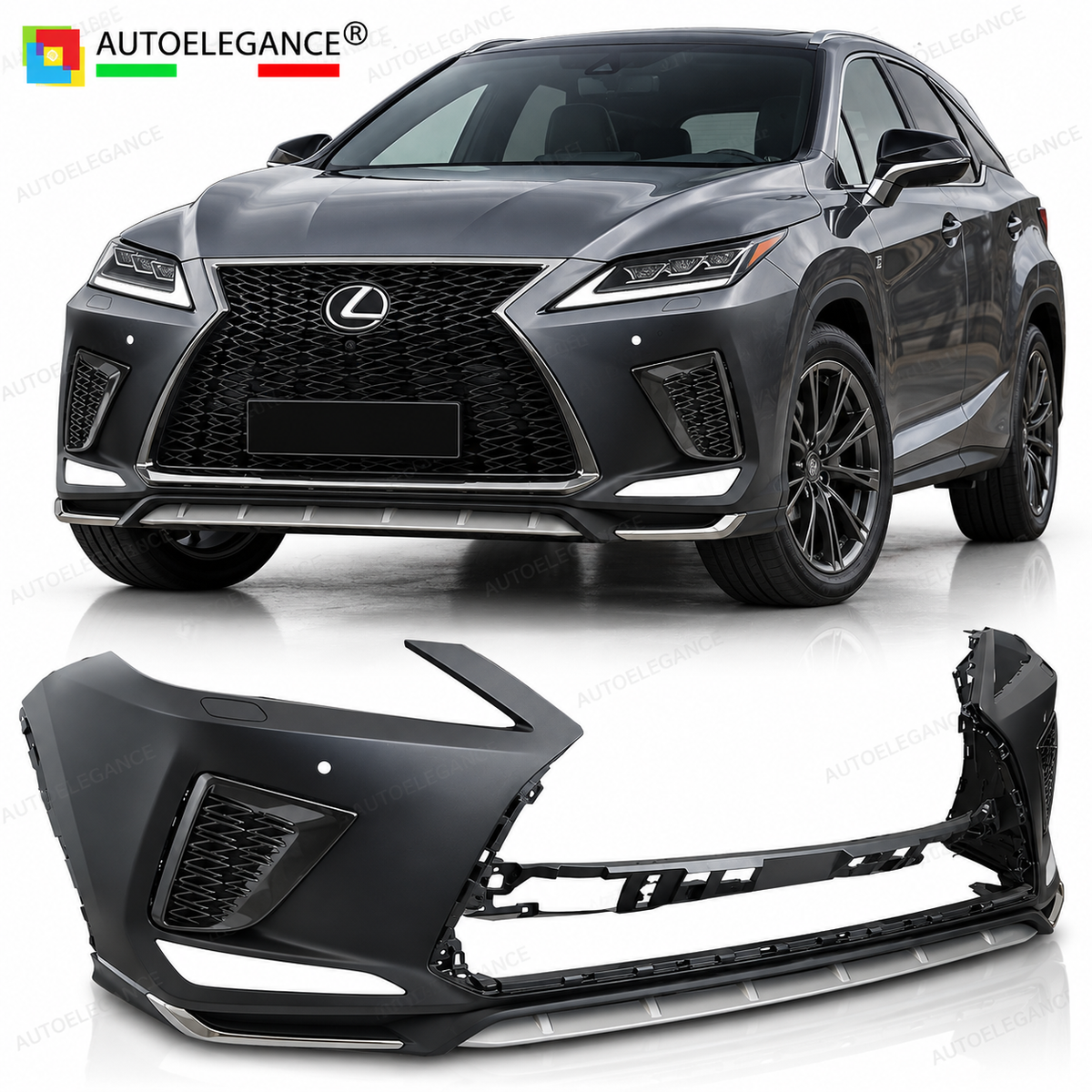 PARAURTI ANTERIORE STILE SPORT ADATTO PER LEXUS RX IV 19-22