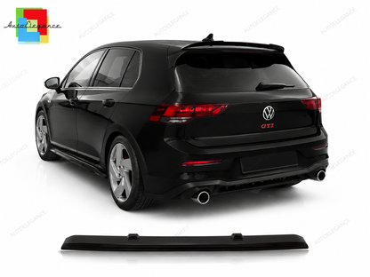 👉Splitter Centrale Posteriore per VW Golf MK8 GTI 2019+ Nero Lucido👈
