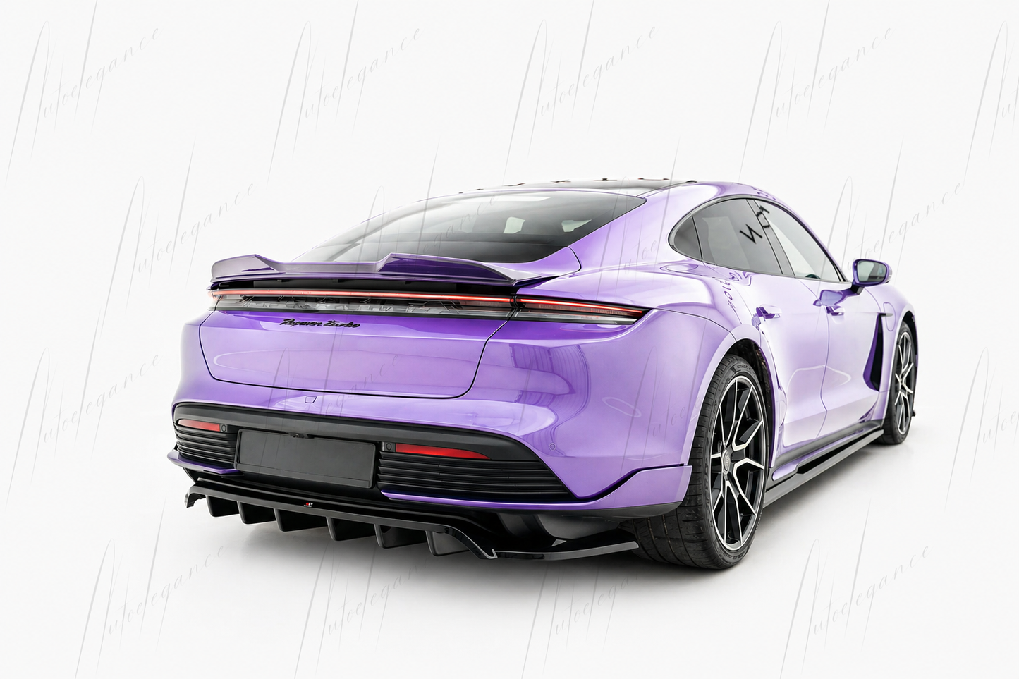 🔥ART.9702 SPLITTER POSTERIORE (CON BARRE VERTICALI PORSCHE TAYCAN TURBO S Mk1🔥