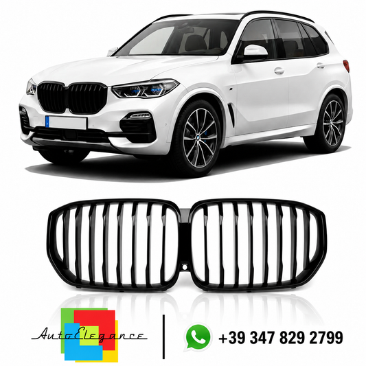👉Griglia anteriore lucida nera adatta per BMW X5 G05 2018-2023👈