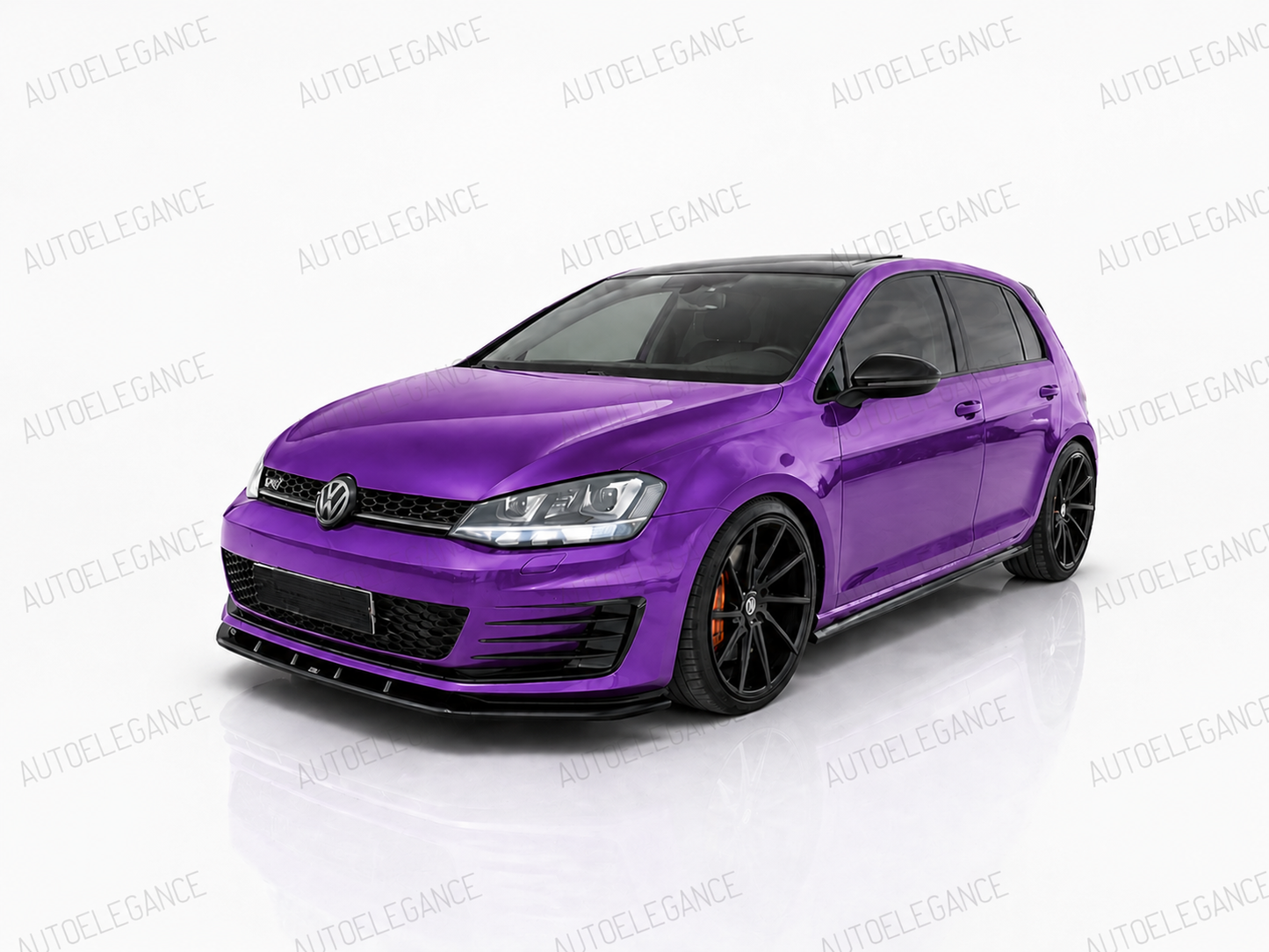 💕ART.10258 SPLITTER VW Golf Mk7 GTI / GTD NERO LUCIDO💕