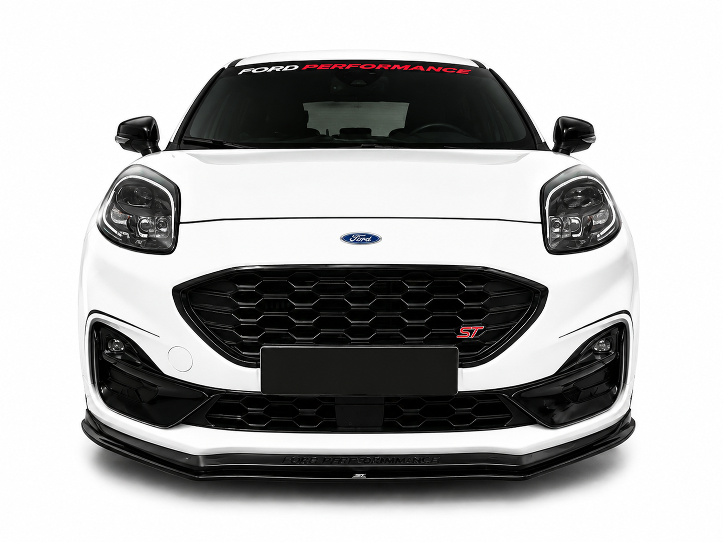 👉Splitter anteriore per Ford Puma ST (2019-) in ABS nero lucido👈