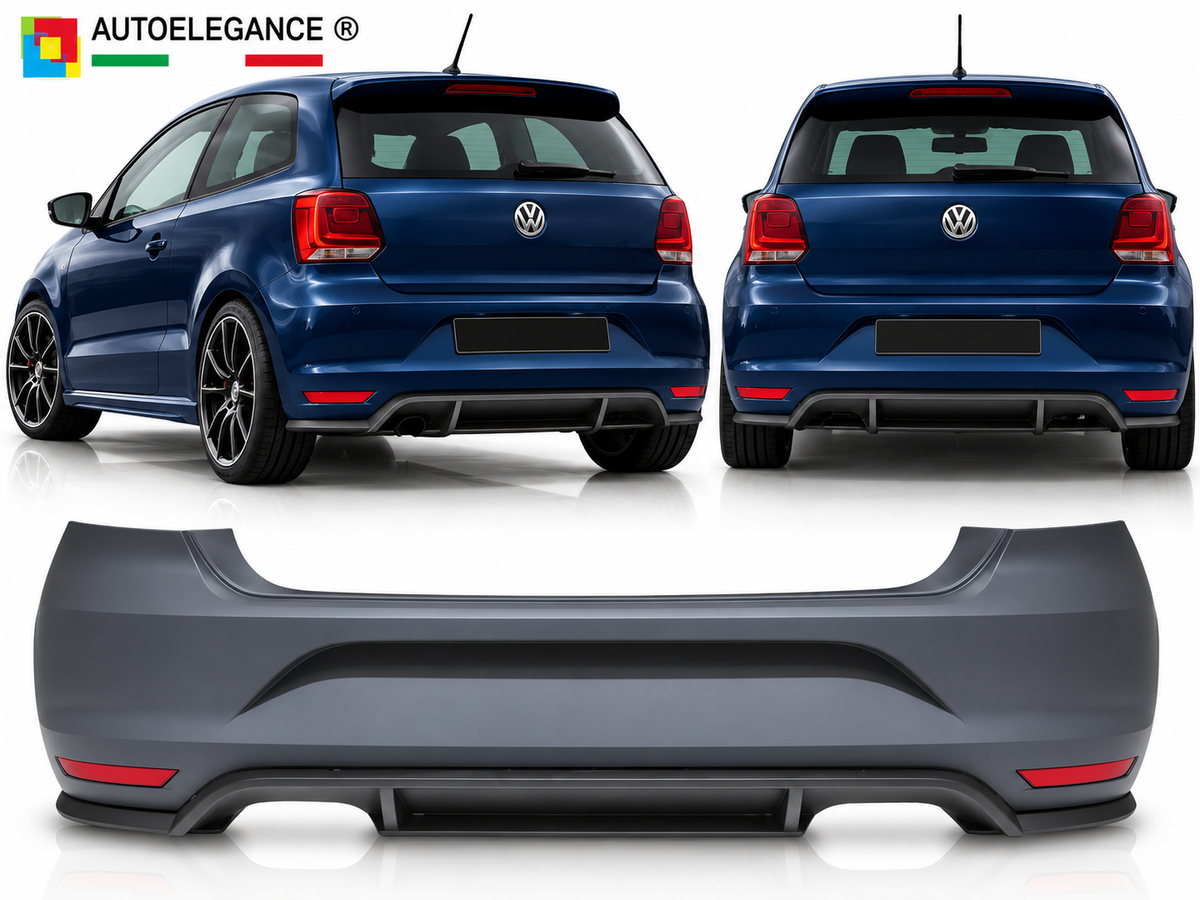 PARAURTI POSTERIORE ADATTO PER VW POLO 6R 09-17