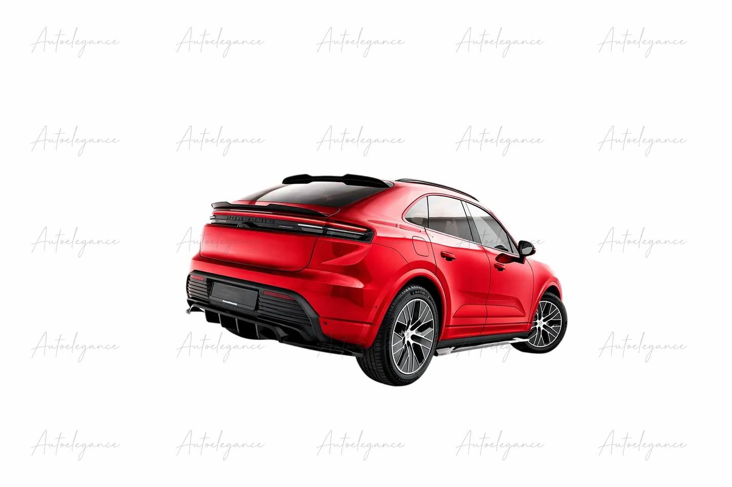 🔥ART.9635 SPLITTER POSTERIORE (CON BARRE VERTICALI) PORSCHE MACAN EV Mk1🔥