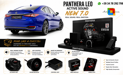 💕ART.2672 PANTHERA Soundsystem Booster 7.0-  Lexus ES F Sport Mk7💕