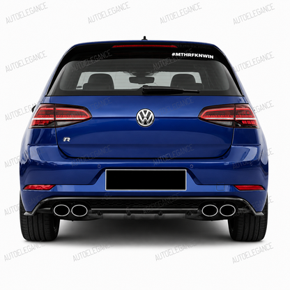 💕ART.0348 DIFFUSORE VW GOLF 7.5 2+2 NERO LUCIDO 💕