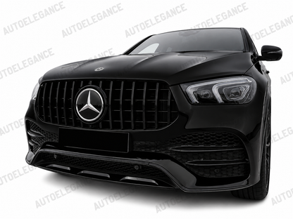 ⭐GRIGLIA ANTERIORE PER MERCEDES GLE W167 C167 2019+ NERA PANAMERICANA⭐