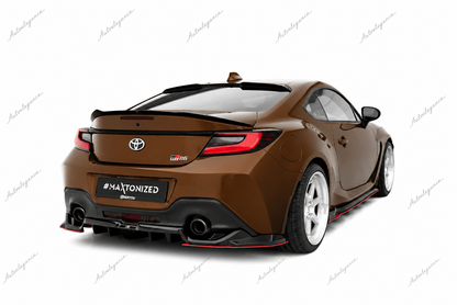🔥ART.9840 SPLITTER POSTERIORE (CON BARRE VERTICALI) V.2 PER TOYOTA GR86 Mk1🔥