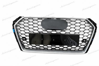 🔥ART.0602 GRIGLIA ADATTO PER AUDI  A4 B9 2015-2019 LOOK RS4 BORDO SATINATO🔥