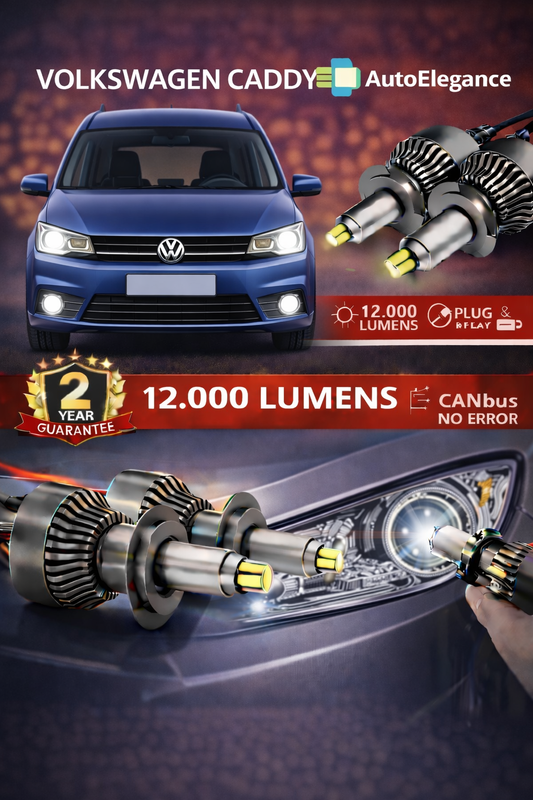KIT LED per Volkswagen CADDY ANABAGLIANTI H7 CANBUS Bianco 6500K 360 gradi