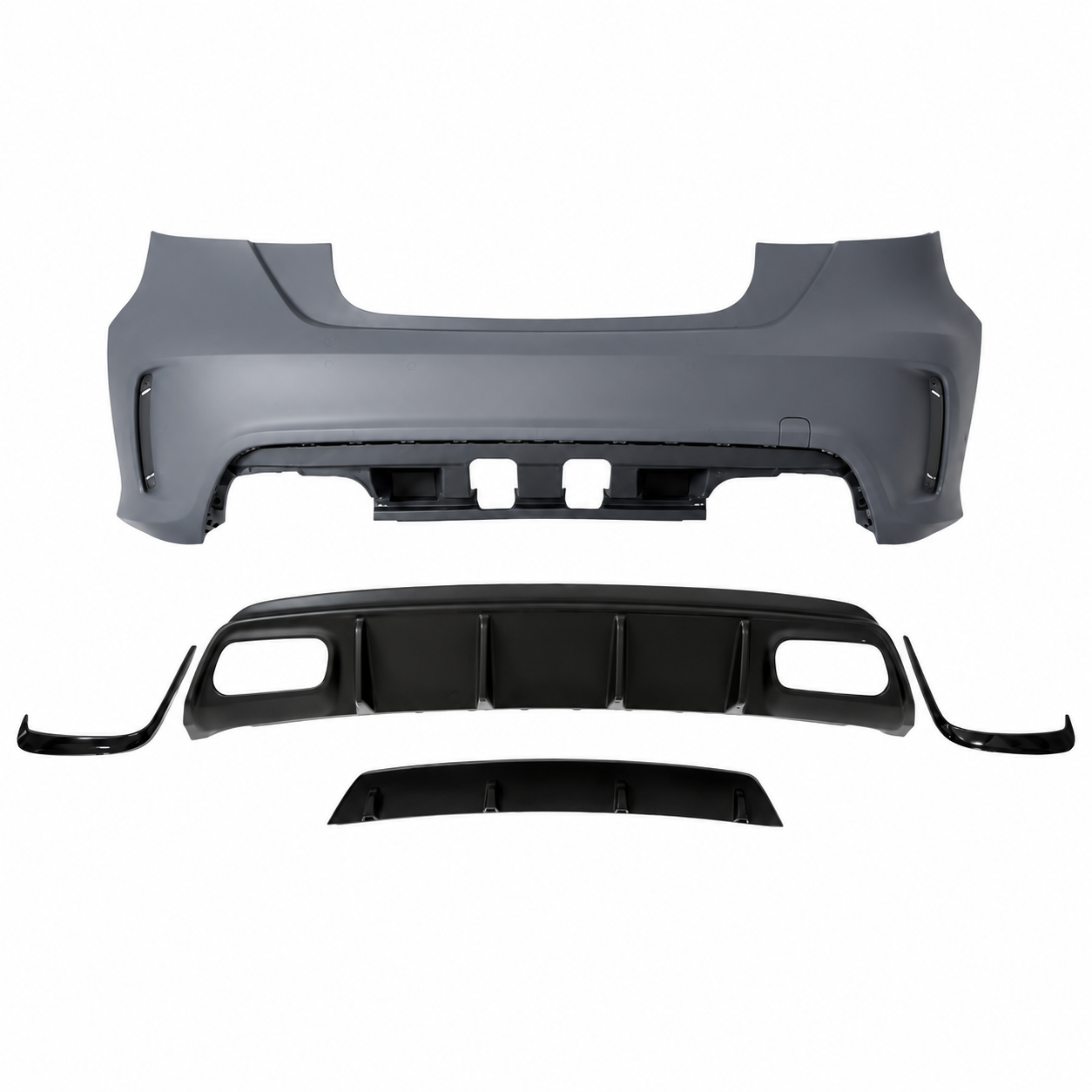 💕PARAURTI POSTERIORE MERCEDES CLASSE A W176 15-18 LOOK AMG A45💕