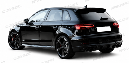 💫 Spoiler Posteriore Nero Lucido per A3 8V Hatchback RS3 Style 2012-2020💫