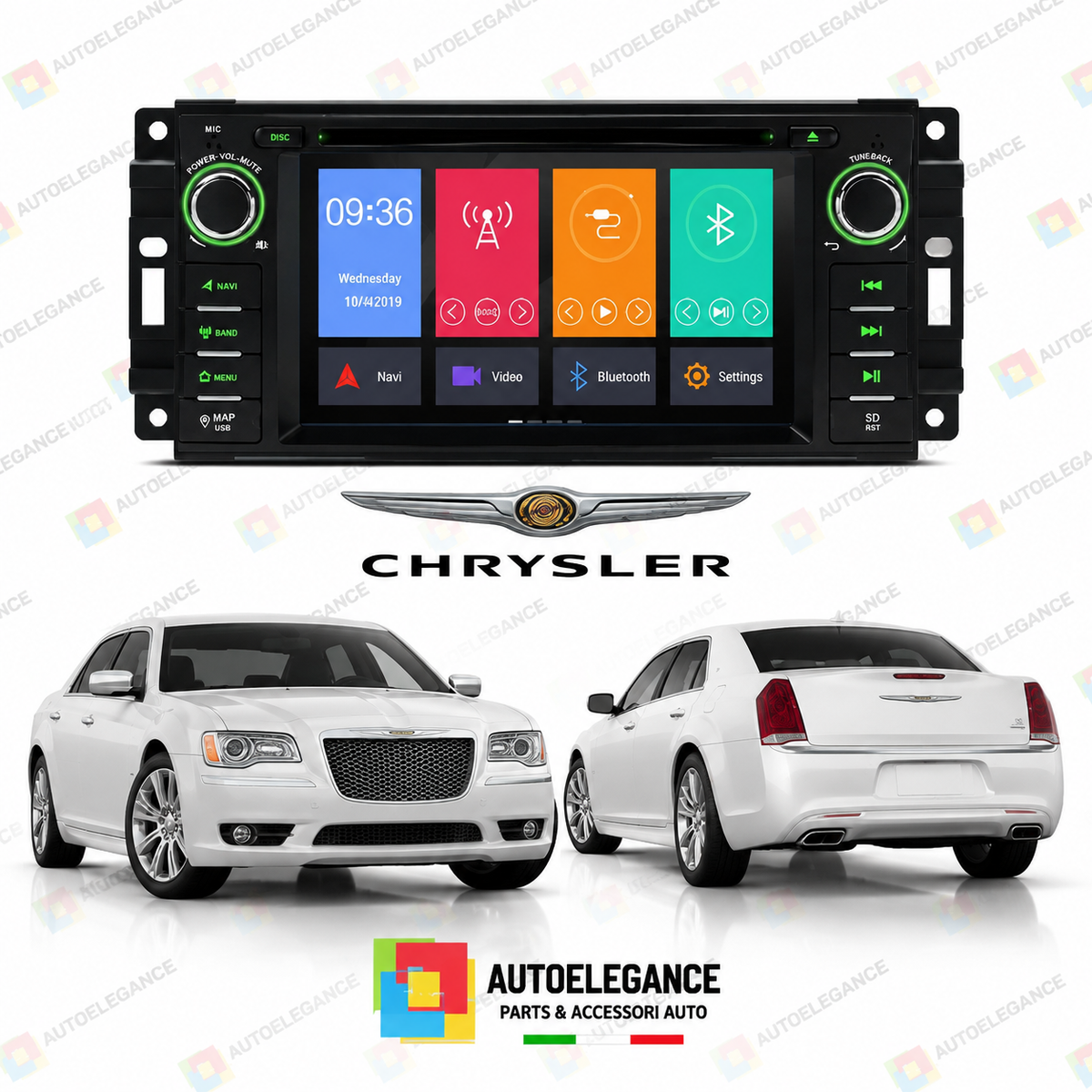 RADIO GPS ANDROID 11 ADATTO PER CHRYSLER