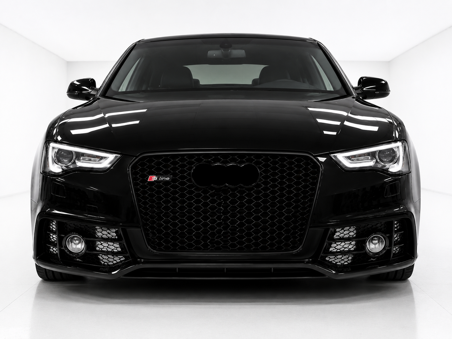 ART.10319 PARAURTI ANTERIORE 'SPORT' CHROMO NERO PDC - AUDI A5 11-16