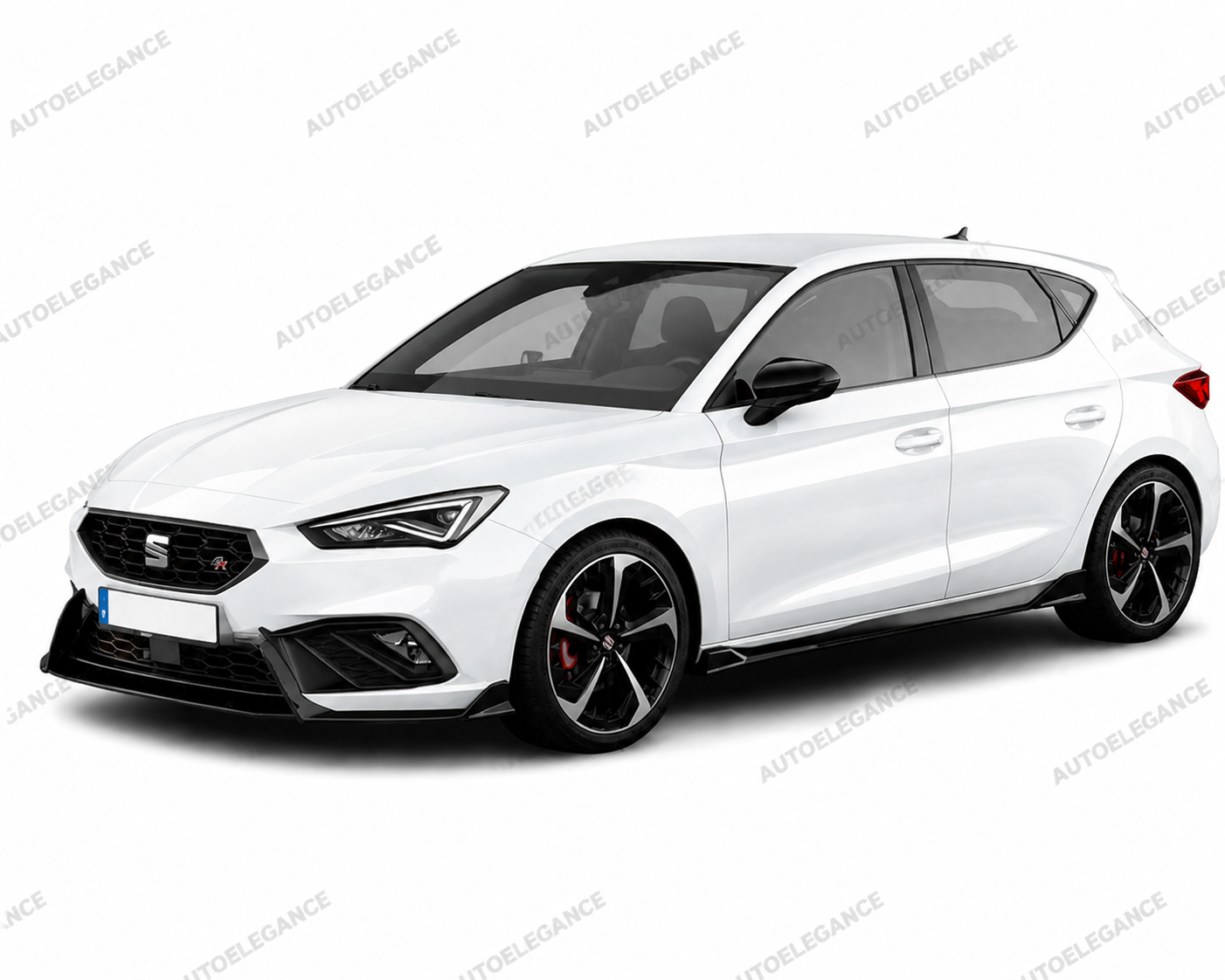 💫ART. 0272 Sotto Minigonne Nero Lucido per SEAT IBIZA 5 2017+💫