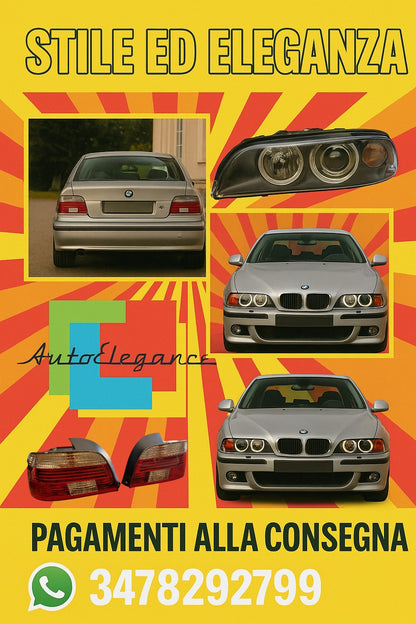 ⭐FARI ANTERIORI + POSTERIORI ADATTO PER BMW E39 D2S H7 ORIGINALI⭐