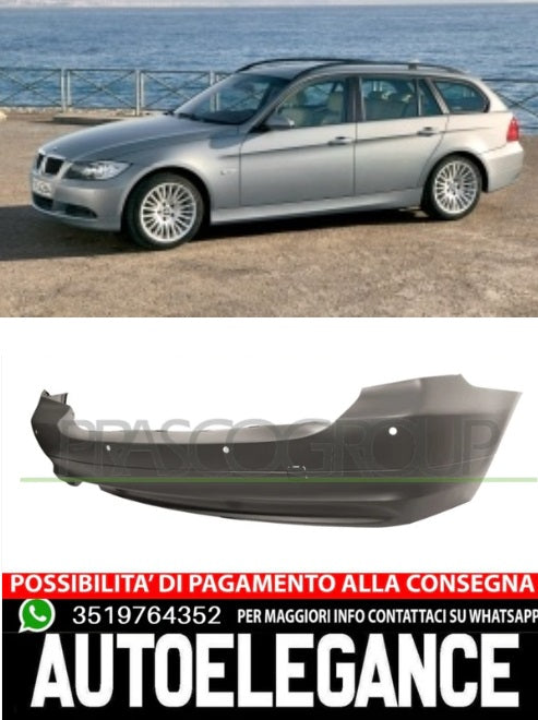Paraurti Prasco Posteriore CON PRIMER Per Bmw 3 E91 335 330 325 320 318 316