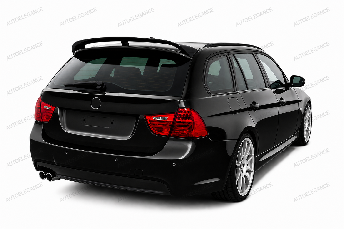 💫ART.9777 Spoiler sul Tetto Nero Lucido ABS per BMW E91 Touring 2004 - 2011💫